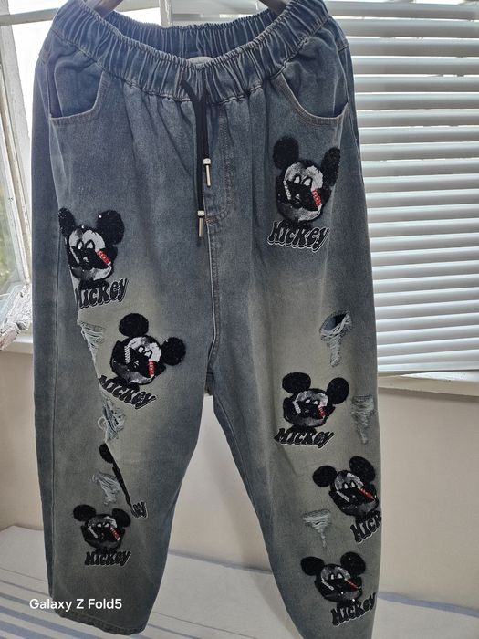 Дамски дънки Мики Маус