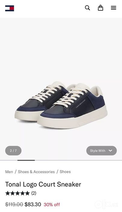 Tommy кроссовки 43