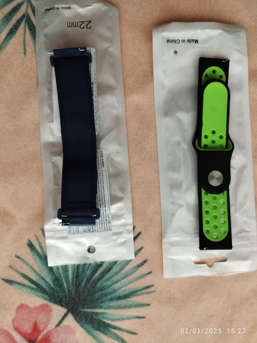 Каишкa 22мм за смарт часовник xiaomi зелената е продадена