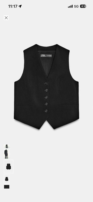 Елек Zara отговаря на М размер