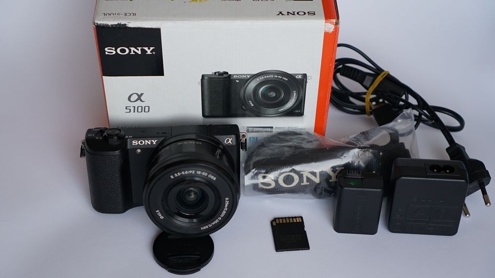 Sony Alpha 5100 като нов ILCE-5100 16-50 mm  Wi-Fi NFC камера