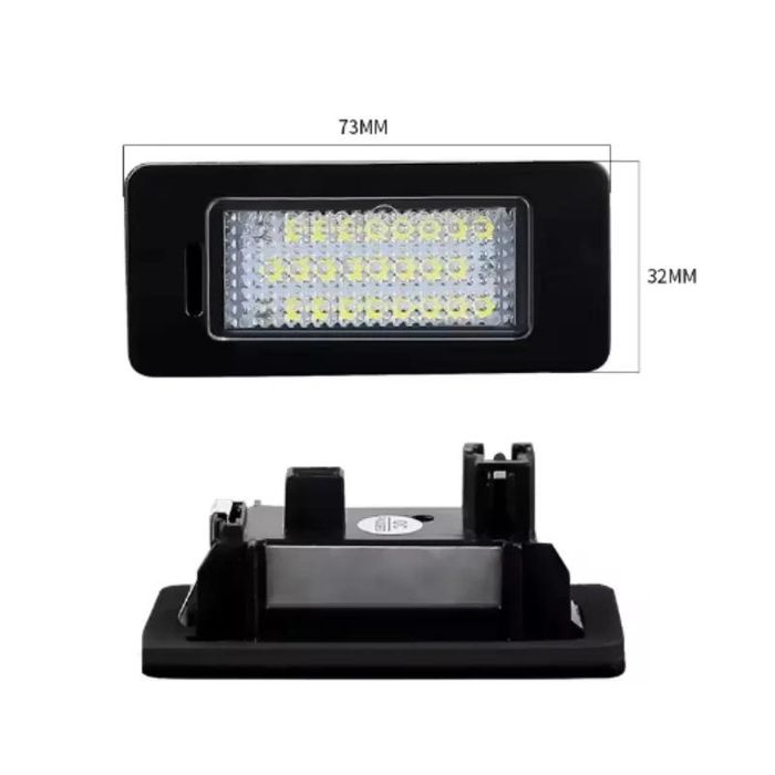Плафони LED №5065-9 за регистрационен номер VW, Seat , Audi, Skoda,