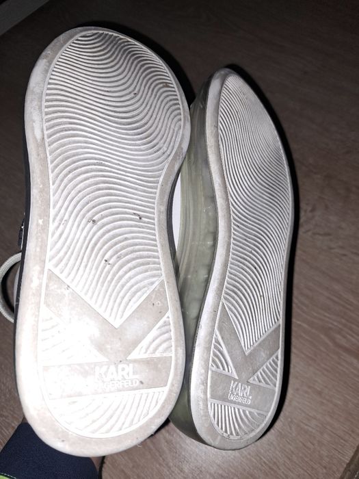 Karl  Lagerfeld  Дамски  Кожени  Обувки  с  Холограмни  Детайли 38