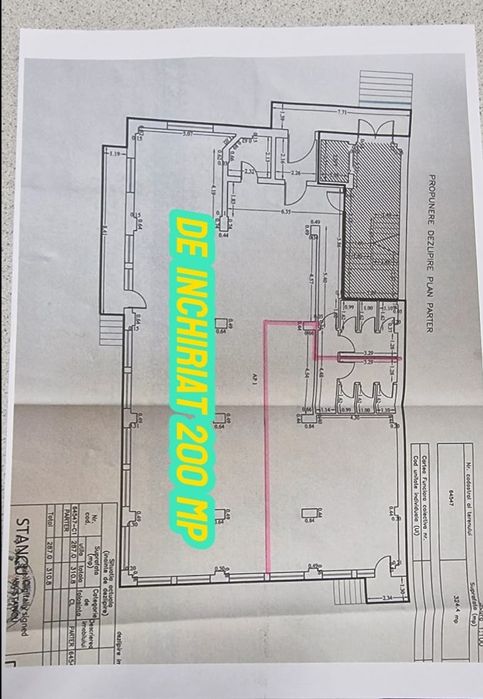 Spatiu de închiriat în  Pipera Tunari
