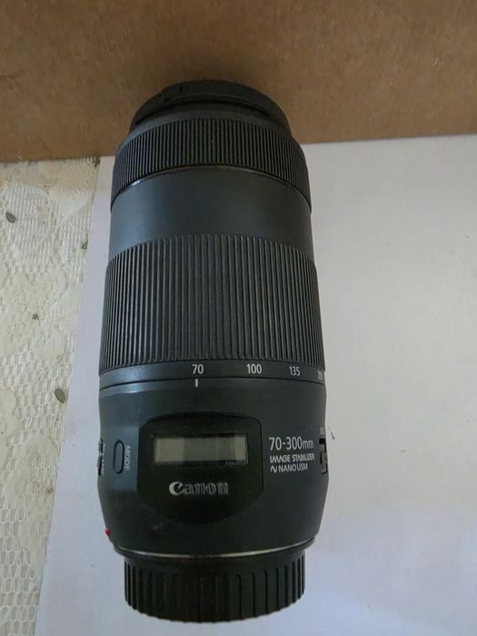 Obiective Canon 24-70mm f/4 și 70-300mm. Stabilire obiectiv nano Canon.