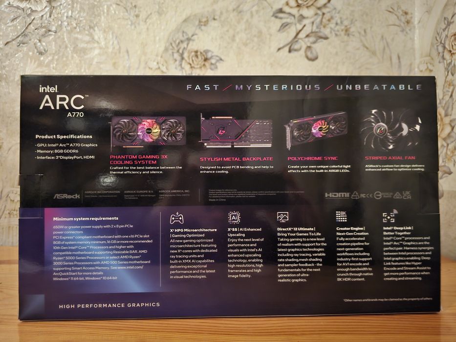 Видео Карта Intel Arc A770