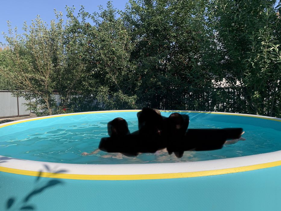 Бассейн надувной ISKYPOOL 400x400x120 см