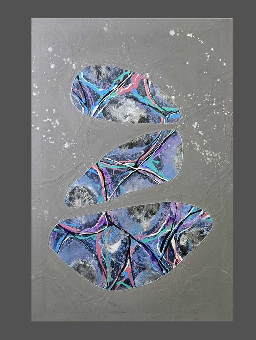 Картина акрил текстура