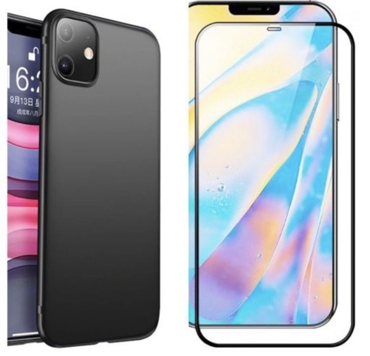 Iphone 12 13 14 PRO MAX - Pachet Husa Silicon + Folie Sticla Tempered