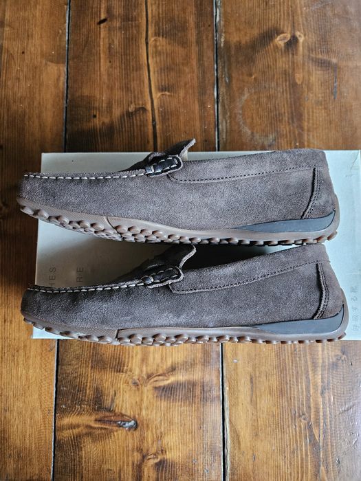 Mocasini Geox piele întoarsă