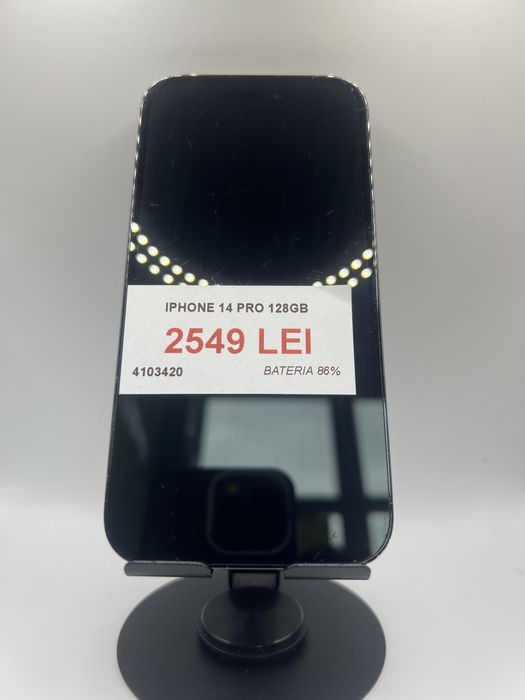 Iphone 14 PRO 128Gb, baterie 86%, Amanet Lazar Crangasi, 41034
