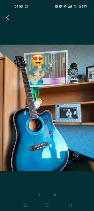 Продам гитара почти новый