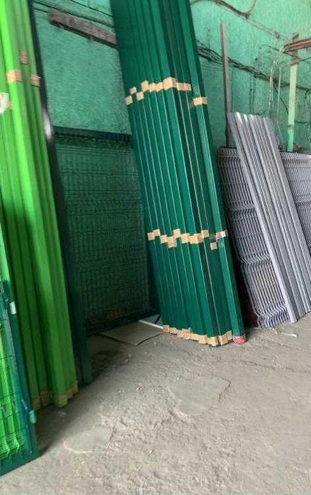 Модульное ограждение 3Д сетка. Монтаж.