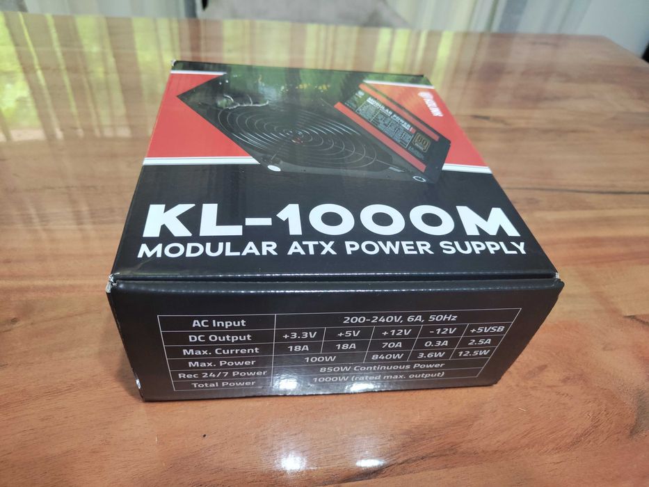Продавам работещо захранване KOLINK KL-1000M - 1000W - 80 PLUS BRONZE