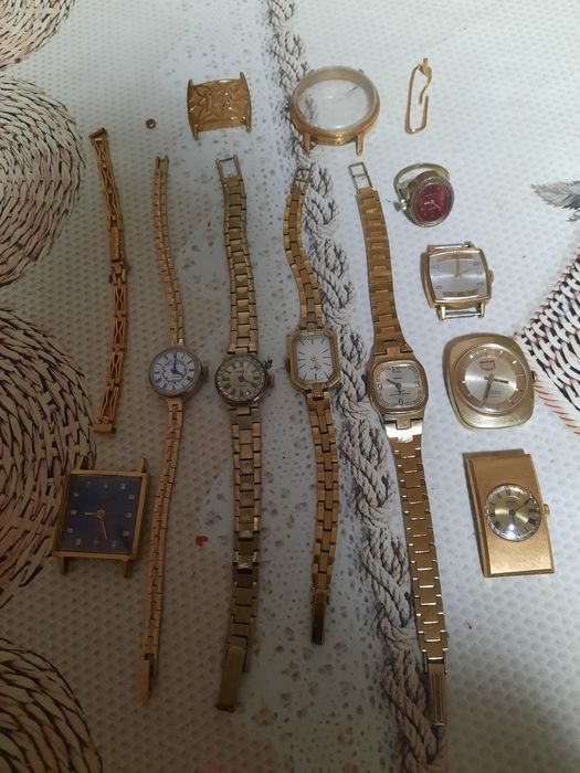 Продам часы позолота