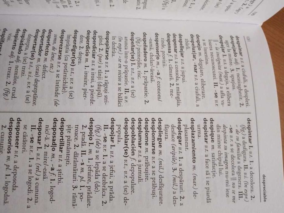 Dicționar Spaniol-Român / Român-Spaniol - Editura Teora (Ediție Dublă)