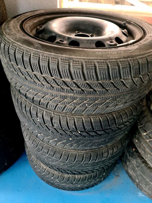 Vand roti iarna 5x100 pe 15, 185/60/15 ca noi pt Volkswagen,Skoda,Seat