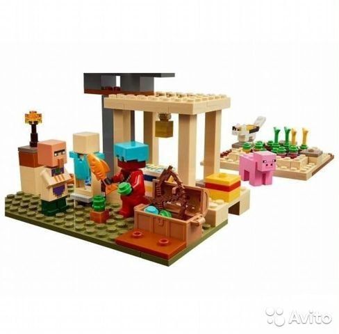 Конструктор Майнкрафт ПАТРУЛЬ РАЗБОЙНИКОВ серия 580 деталей Лего Lego