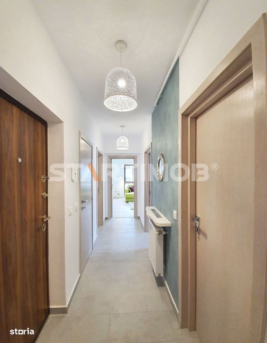Apartament mobilat 3 camere cu parcare subterana