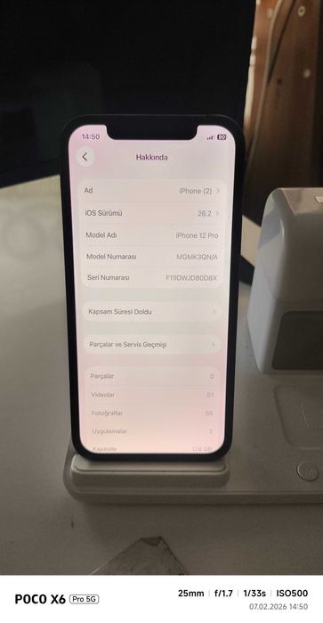 Iphone 12 Pro Graphite 128 GB