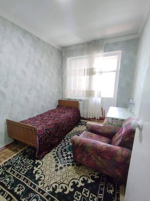 Сдается 2х комнатная квартира 
С обстановкой
В горде Алмалыке