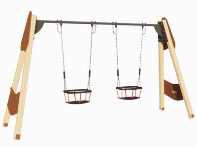 Качеля детская двойная, одинарная