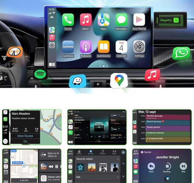 Безжичен CarPlay адаптер за iPhone\USB\Plug and Play