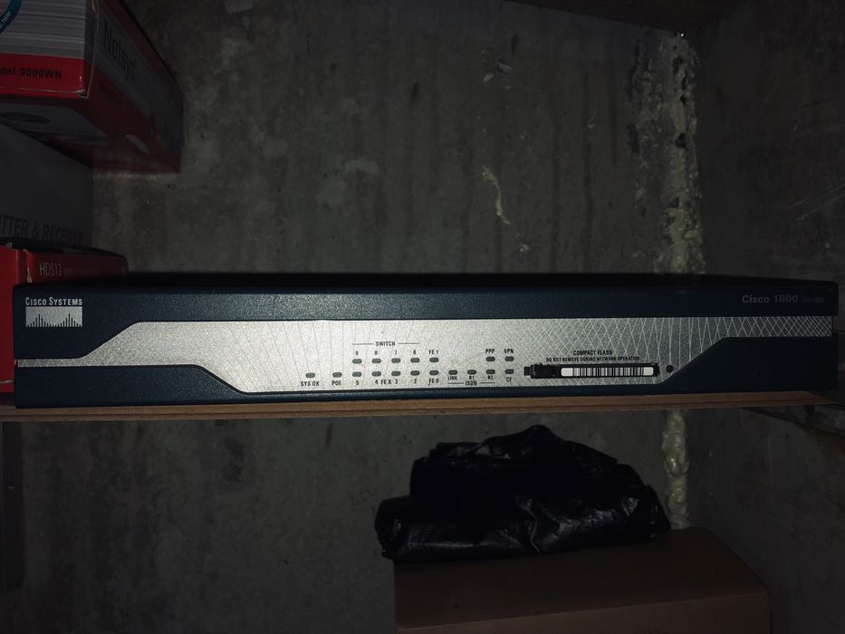 Cisco router/Сиско Рутер 1812
