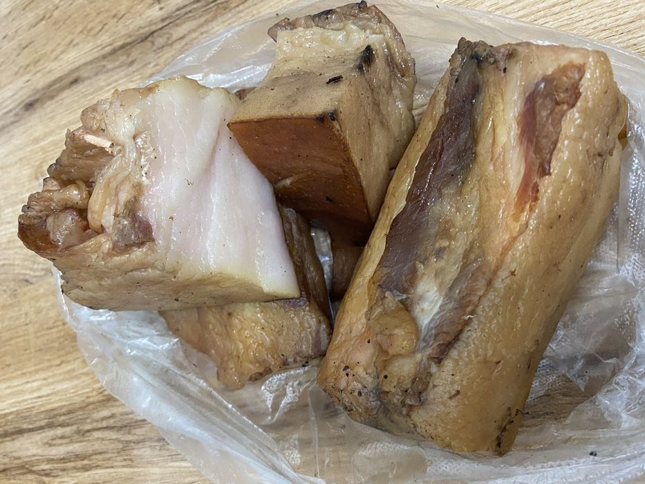 Сало копченое домашнее