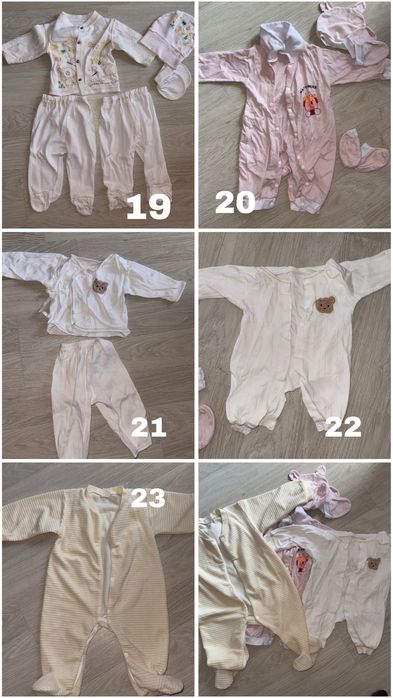 Детская одежда для девочки 0-6 месяцев