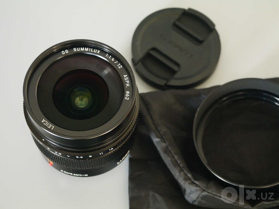 Объектив Panasonic Leica 12mm f/1.4