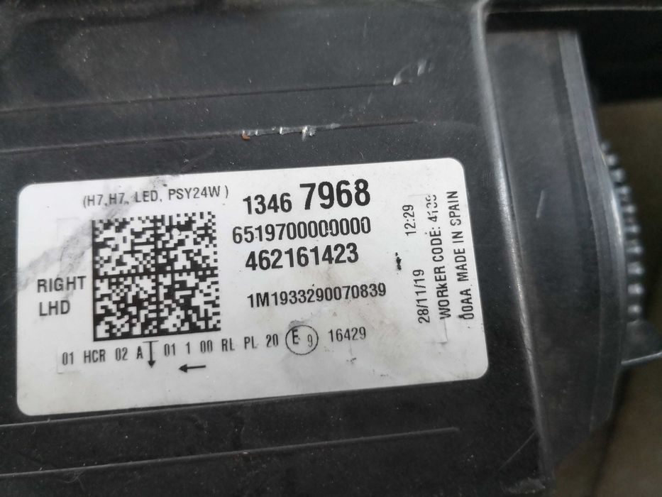 Фарове Opel Crossland X LED/Фар Opel Crossland X/Фар Опел Кросланд Х