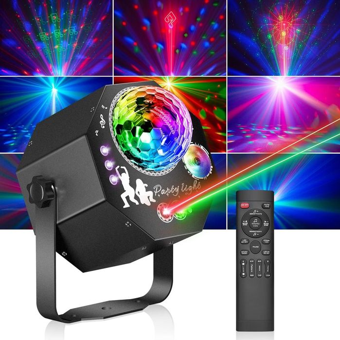 Discount 30%‼️Proiector Lumini disco scena flash stroboscop - NOU ‼️
