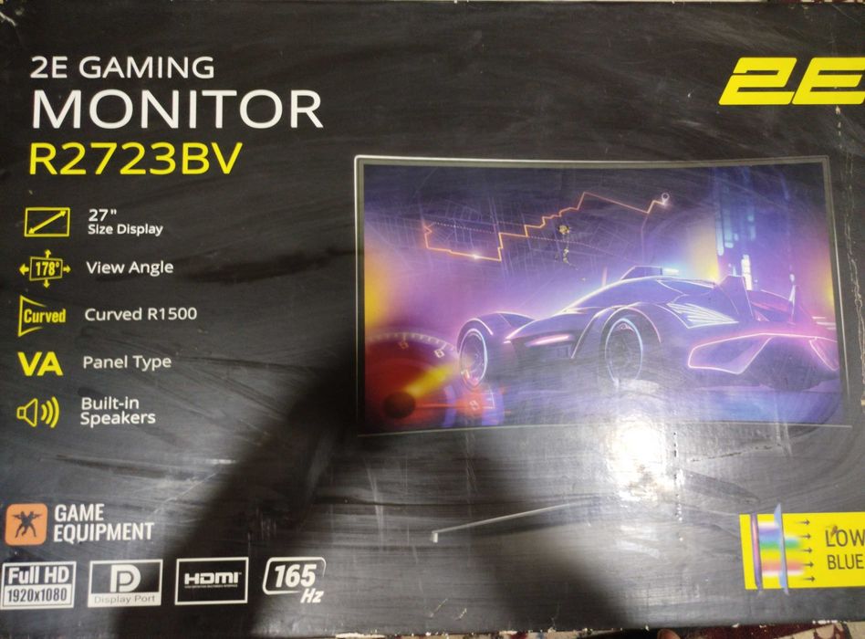 Монитор 2E Gaming 27" R2723BV VA 165Hz CURVED