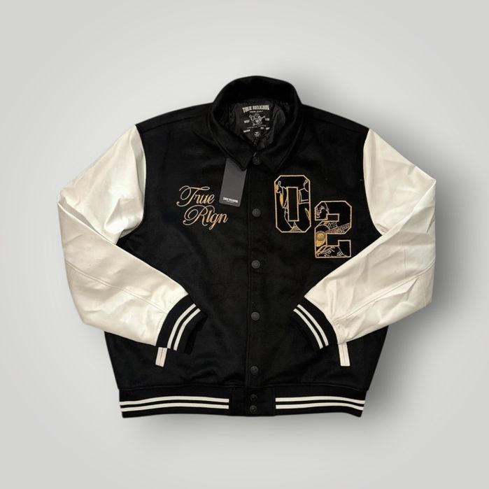 True Religion Varsity College Bomber Jacket