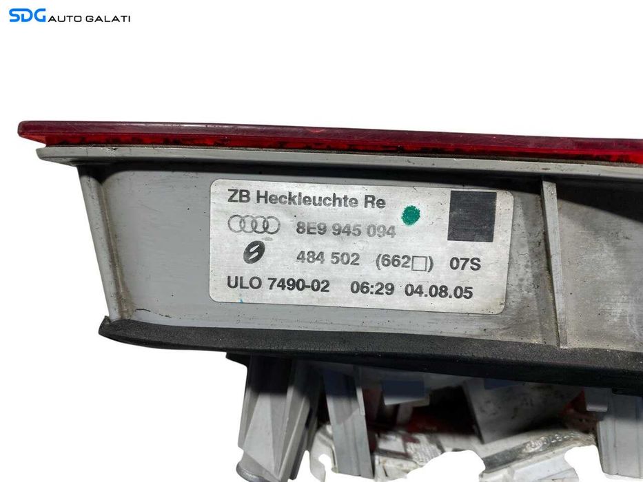 Stop Lampa Tripla Dreapta de pe Haion Haion Portbagaj Audi A4 B7 2004 - 2008 Cod 8E9945094 [L6425]