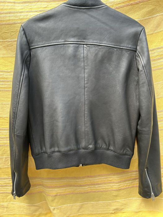 Geaca din piele bomber Superdry