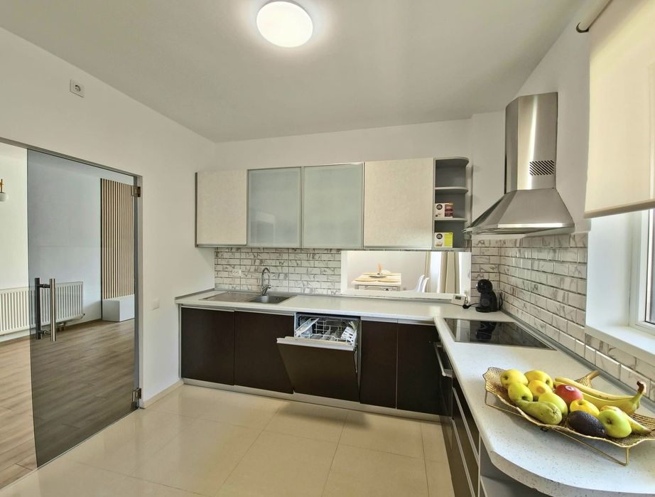 3 camere 3 terase - bloc nou -  complet mobilat - DIRECT PROPRIETAR