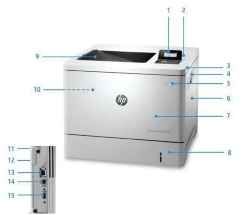 Принтер лазерный HP LaserJet Enterprise M553dn