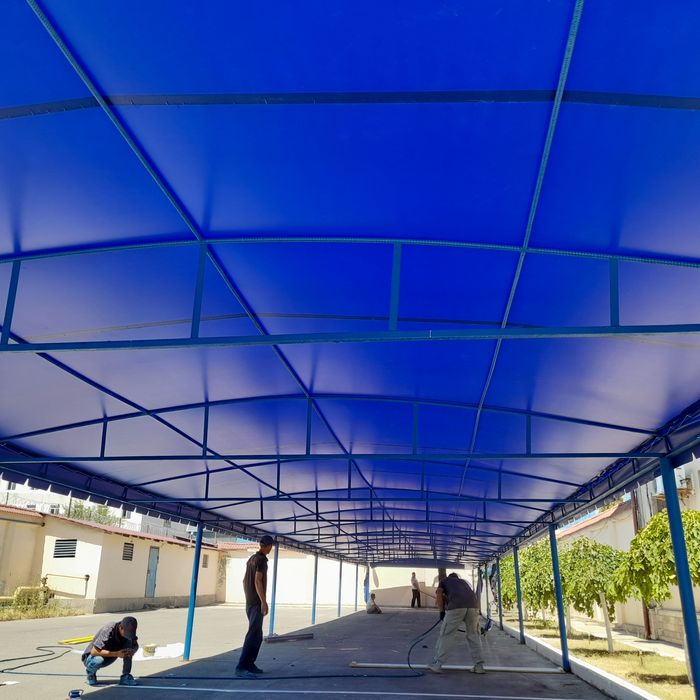 Навесларга  тент  банер  сетка  ва  баннерларни  установка  киламиз .