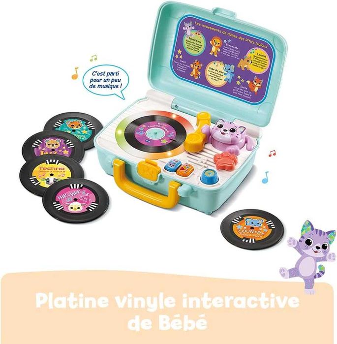 Интерактивна играчка Vtech Моят първи грамофон