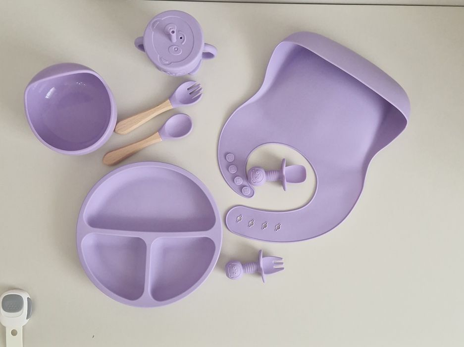 Детская силиконовая посуда
