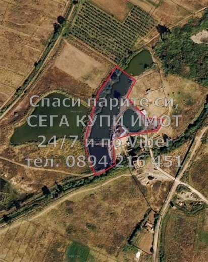 Земеделски масив 41дка със стари рибарници - код 61685