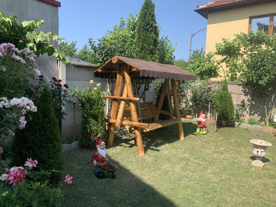 Vînd balansoar leagan hinta din lemn rotund