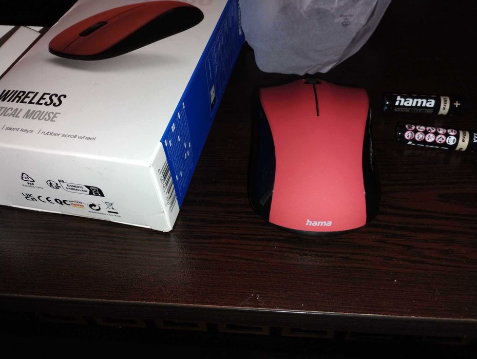 Безжична Оптична Мишка с тихи бутони HAMA MW-300 V2