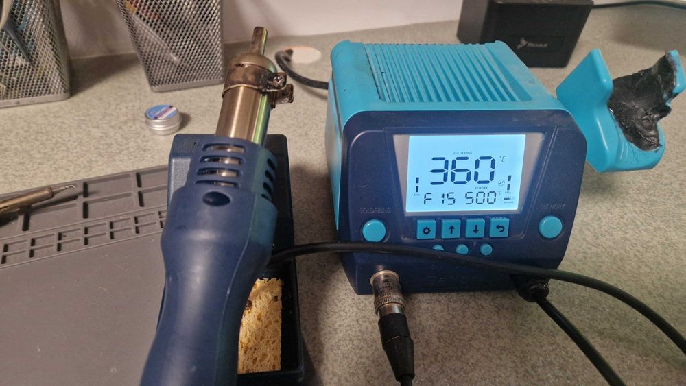 Letcon si suflantă aer cald Bakon Bk881 - 650W + suflantă rezervă