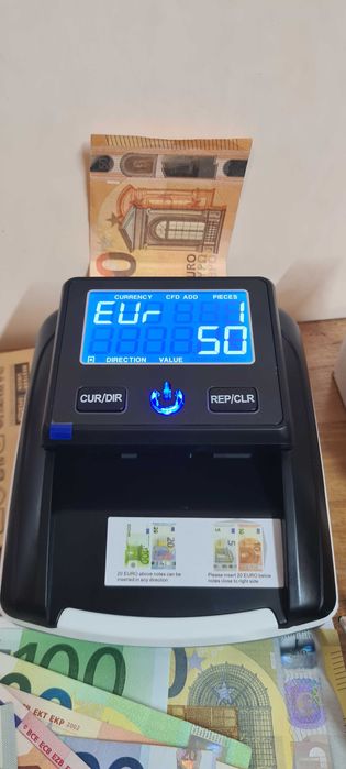 НОВ Детектор за фалшиви банкноти ЕВРО-ФАКТУРА