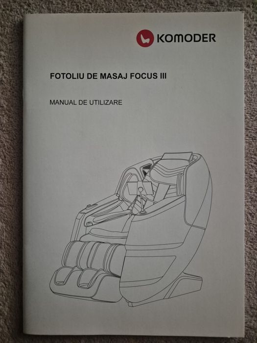 Fotoliu de masaj Komoder Focus III – ca nou, cu factură + garanție