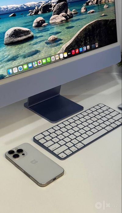 б/у  iMac 24" 4,5К m1/ 8Gb / 256Gb Blue