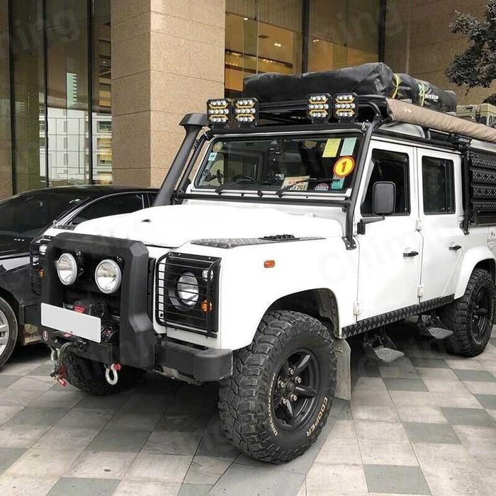 Мощен 100W LED Диоден ФАР БЯЛО+ЖЪЛТО за Джипове Трактори АТВ Камиони